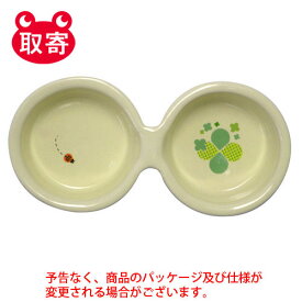 三晃商会　WILD　ハッピーディッシュ　ダブル　ペット用品　ハムスター　鳥　小動物　食器　陶器　餌入れ