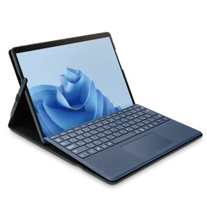 �y�G���g���[�Ń|�C���g5�{�@8/1�`8/31�܂Łz �G���R�� ���� Surface Pro 9 / Pro9 With 5G �p �P�[�X �\�t�g���U�[ �t���b�v �}�O�l�b�g�J�i�u���b�N�j