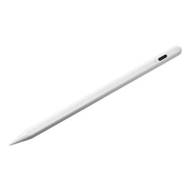 サンワサプライ　直送　Apple　iPad専用充電式極細タッチペン（ホワイト）