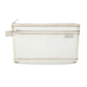 デザインフィル メッシュペンポーチ グレーA