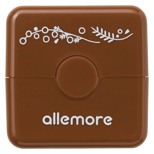 シヤチハタ ノトトローラー ミモザ 手帳 日記 おしゃれ はんこ ノート(ブラウン)