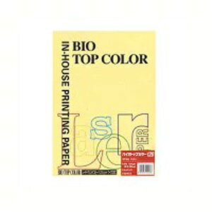 伊東屋 バイオトップカラー A4判 50枚入 120g/m2(イエロー)