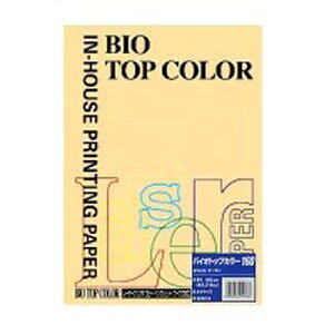 伊東屋 バイオトップカラー A4判 50枚入 160g/m2(サーモン)