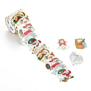 bande マスキングロールステッカー 刺繍の森の赤ずきん