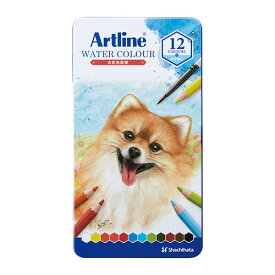 シヤチハタ　アートライン水彩色鉛筆 12色セット