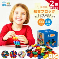 【9/15限定★ポイント2倍】【在庫限り】【デンマーク発の大人気ブロック】PLUSPLUS BIG 100ピース 知育玩…