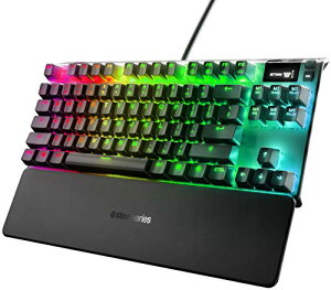 SteelSeries ���s�b�h�g���K�[ ���� �Q�[�~���O�L�[�{�[�h �e���L�[���X �L�� �p��z�� OmniPoint�X�C�b�` �L�@EL�f�B�X�v