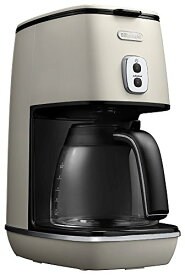 De'Longhi (デロンギ) ドリップコーヒーメーカー ディスティンタ ICMI011J-W レギュラーコーヒー 6杯用 チタンコートフィル