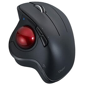 Digio2トラックボールマウス 角度可変 Bluetooth5.0 5ボタン 光学式 ブラック