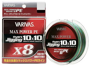 VARIVAS(�o���o�X) PE���C�� �A�o�j �W�M���O10×10 �}�b�N�X�p���[PE X8 300m 3�� 48lb 8�{ 10�F