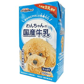 ドギーマン わんちゃんの国産牛乳 1000mL×6個 (ケース販売)