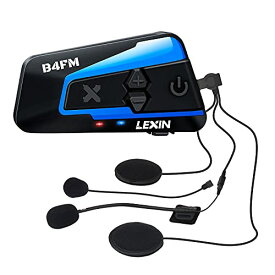 LEXIN バイク インカム 10台接続 インカム 8人以上同時通話 音楽共有 FMラジオ バイクインカム バイク用Bluetooth5.0 ス