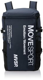 [ムーブスポーツ] デサント バックパック リュックサック 通学 部活 ビジネス 40L PCポケット 抗菌消臭 再起反射 NV(DMAXJA4