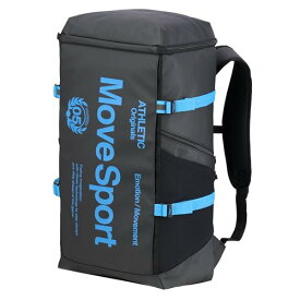 [ムーブスポーツ] デサント バックパック リュックサック 通学 部活 ビジネス 40L PCポケット 抗菌消臭 再起反射 BKBL(ST5SB