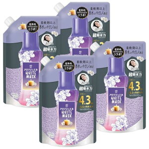Lenor mA A}WG WHITE MUSK tr[Y zCgXN̍ lߑւ 1810mLx4 [e] [P[