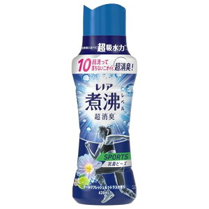 レノア 煮沸レベル超消臭 抗菌ビーズ SPORTS クールリフレッシュ&シトラスの香り 本体 420mL