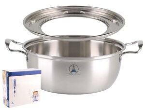 吉冨士工芸 せいろ用蒸し板付き 蒸鍋セット 18cm 21cm 24cm せいろ対応 中華 せいろ専用 (蒸板付き鍋セット)