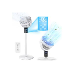 サーキュレーター DCモーター 3D 首振り 【2025年新モデル ・ AI機能】リビング扇風機 パワフル送風 空気循環 リビング/卓上兼用扇風