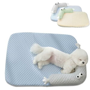GlamPurr ペット ベッド クッション マット犬 猫 夏用 接触冷感 あごのせ ペット用ベッド 寝心地 おしゃれ ひんやり 洗える 滑り止