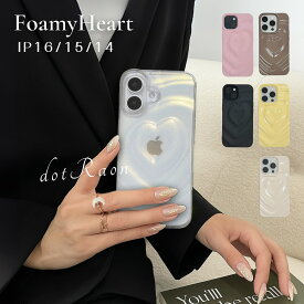 【25日限定！全品10%OFFクーポン配布中！】 iPhone16 ケース iPhone15 ケース iPhone14 ケース iPhone13 韓国 ハート iPhoneケース かわいい オシャレ 可愛い スマホケース プレゼント ギフト リップル レディース オーロラ キラキラ くすみカラー 大人女子 ウェーブ