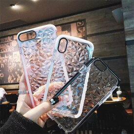 【25日限定！全品10%OFFクーポン配布中！】 iPhoneケース iPhone11 ケース アイフォン8 iPhoneXS Max ケース iPhone SE2 iPhoneXR ケース プラス マックス Pro Max ケース クリア モザイクガラス風 シリコン おしゃれ ファッション