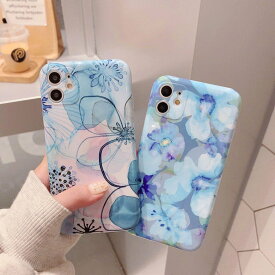 iPhone11 ケース iPhone se ケース iPhone XR XS 11Pro Max iPhone8 ケース かわいい 水彩 花柄 watercolor おしゃれ ファッション