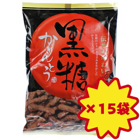 山田製菓/どーなつファーム/黒糖かりんとう/100g×15袋