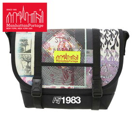 マンハッタンポーテージ Casual Messenger Bag JR メッセンジャーバッグ ×Peter Sutherland Manhattan Portage MP1605JRPS Black