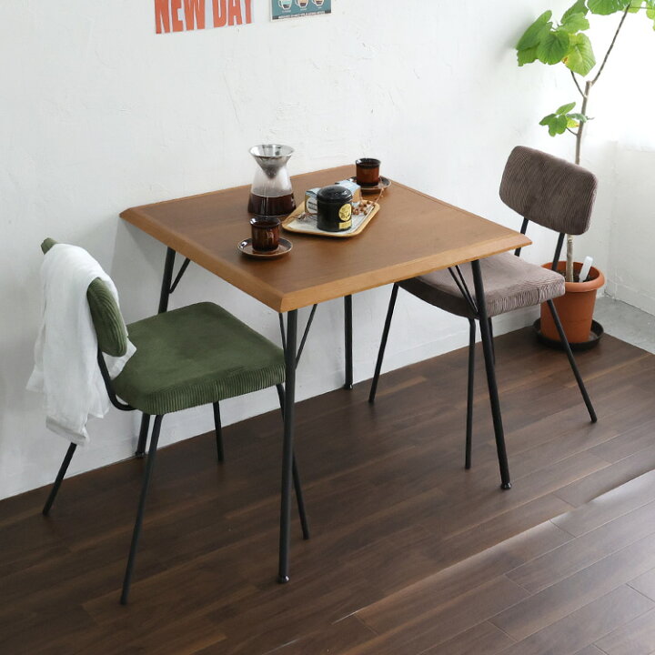 楽天市場】ダイニングテーブル 2人 単品 木製 テーブル 2人用 正方形 