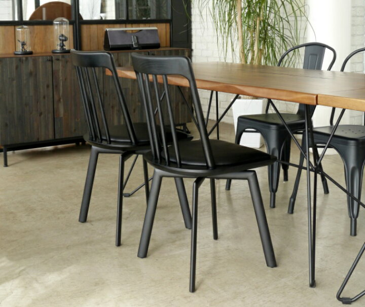 楽天市場 ダイニングチェア 回転 椅子 完成品 おしゃれ チェア 回転式 回転チェア ダイニング チェアー リビングチェア ダイニング椅子 カフェ デザインチェア モダン 回転椅子 木製 1脚 アンティーク 回る 疲れにくい座面高46cm 黒 イス カフェ モダン ブラック 高級感