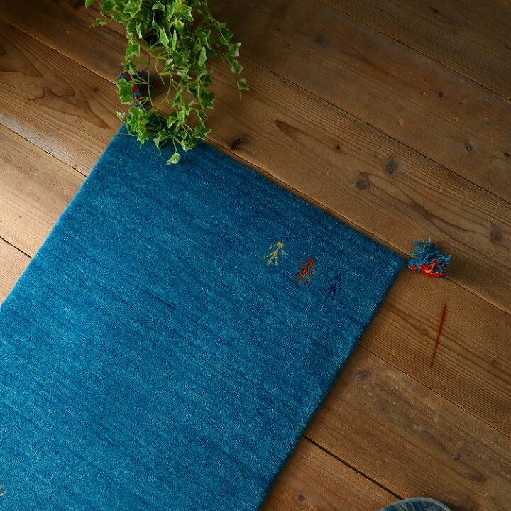 楽天市場 天然素材 玄関マット おしゃれ 玄関 マット ウール 風水 室内 ラグ 1cm ギャッベ 北欧 絨毯 ラグマット 夏用ラグ 長方形 無地 ギャベ アンティーク 手織り 70 1 通年 年中 サムライ家具