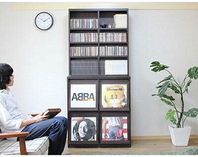 楽天市場 レコードラック 本棚 ディスプレイラック 扉付き レコード Cd コミック 収納 ラック 棚 キャビネット 大容量 リビング 収納棚 収納ラック フラップ扉 シェルフ おしゃれ 書斎 テレワーク サムライ家具