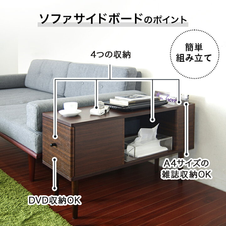 楽天市場】サイドラック サイドテーブル 収納ラック ナイトテーブル  