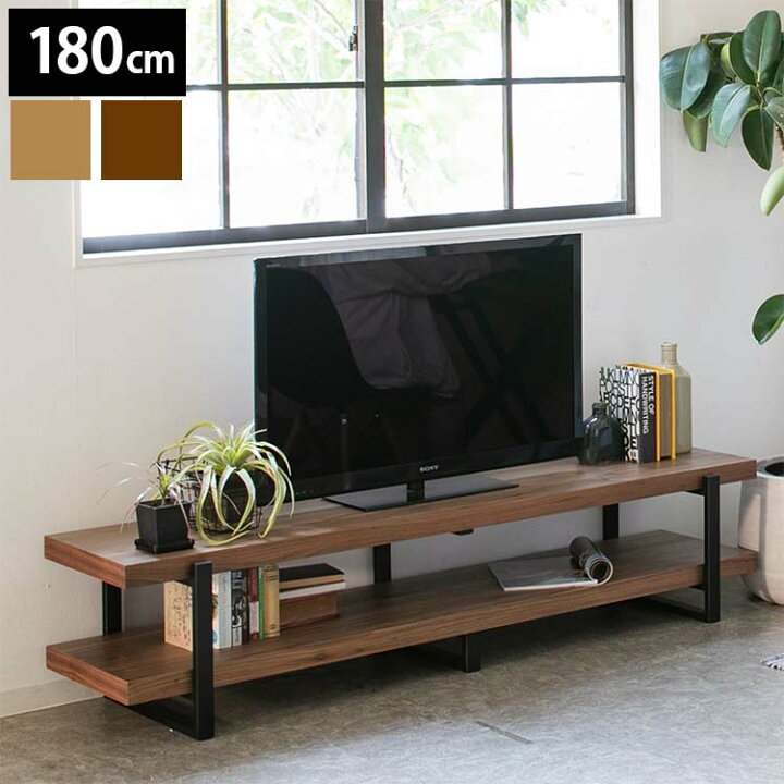 楽天市場】テレビ台 棚 ローボード おしゃれ シェルフ 木製 180cm 北欧  