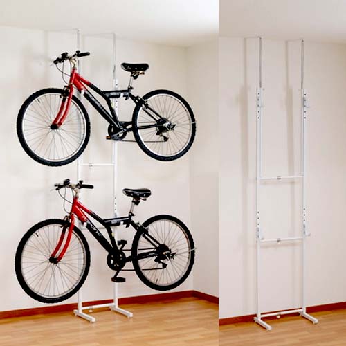 楽天市場】自転車 ラック 収納 室内 2台 スタンド 自転車ラック