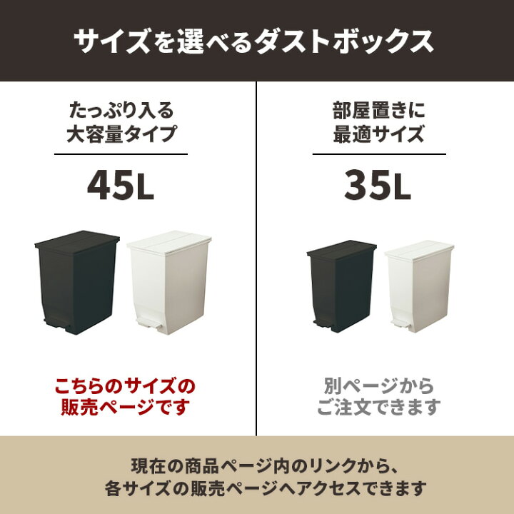 楽天市場】【レビュー特典付き】ゴミ箱 SOLOW ペダル 大容量 45L 