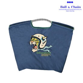 【毎日出荷中】【送料無料】【即納】 Ball＆Chain ボールアンドチェーン 正規品 HELMETTO TIGER Lサイズ バッグ エコバッグ トートバッグ 刺繍 ギフト Ball and Chain ball&chain hideaki mihara 301149