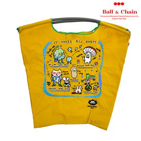 【送料無料】【即納】 Ball＆Chain ボールアンドチェーン 正規品 B.IT TAKES ALL SORTS Mサイズ バッグ エコバッグ トートバッグ 刺繍 ギフト hideaki mihara 322005