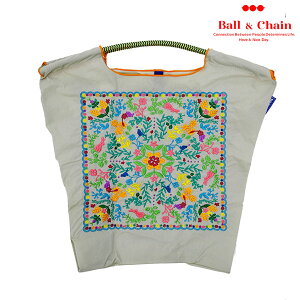 【送料無料】【即納】 Ball&Chain ボールアンドチェーン 正規品 Floral Bandana Mサイズ バッグ エコバッグ トートバッグ 刺繍 ギフト hideaki mihara 301051