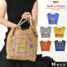 【送料無料】【即納】 Ball＆Chain ボールアンドチェーン 正規品 Strawberry cake Tassels Mサイズ バッグ エコバッグ トートバッグ 刺繍 ギフト A4 bcom2 301043 301044