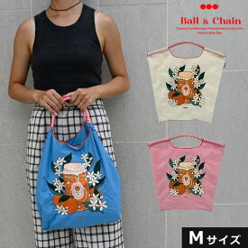 【送料無料】【即納】 Ball＆Chain ボールアンドチェーン 正規品 HONEY PRESERVED ORANGE SLICES Mサイズ はちみつ バッグ エコバッグ トートバッグ 刺繍 ギフト A4 301093