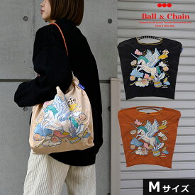 【送料無料】【即納】 Ball＆Chain ボールアンドチェーン 正規品 D.UNICORN Mサイズ バッグ ユニコーン エコバッグ トートバッグ 刺繍 ギフト A4 313017