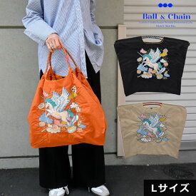 【送料無料】【即納】 Ball＆Chain ボールアンドチェーン 正規品 D.UNICORN Lサイズ バッグ ユニコーン エコバッグ トートバッグ 刺繍 ギフト A4 313117