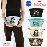 【送料無料】【即納】 Ball＆Chain ボールアンドチェーン 正規品 SNOOPY(スヌーピー) ポーチ/Lサイズ PEA…