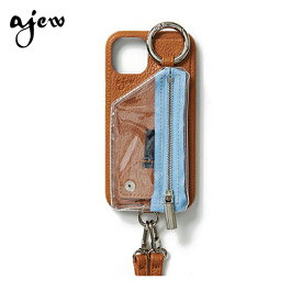 【新色追加！】【iPhone対応】 エジュー ajew cadenas PVC zipphone case shoulder スマホケース iPhoneケース ストラップ ショルダー 紐 aj02-046 ギフト 父の日