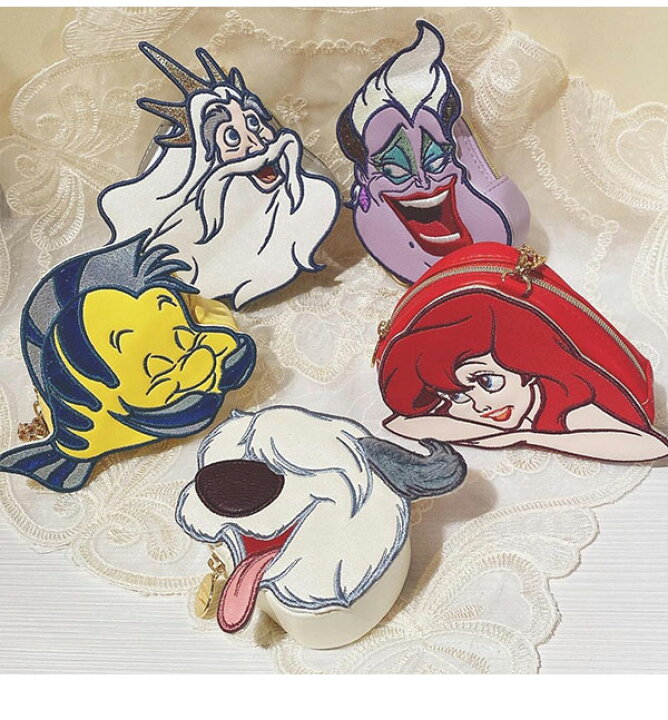 楽天市場 即納 アコモデ Accommode リトル マーメイド ダイカットポーチチャーム レディース ポーチ ミニ ディズニー コラボアイテム キャラクター 小物入れ アリエル フランダー マックス Disney ディズニー ギフト プレゼント D St1031 ダブルハート Double Heart