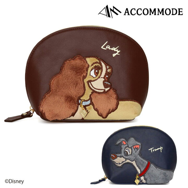 楽天市場 最大10 Offクーポン 即納 アコモデ Accommode 通販 レディ トランプ パッチワークワッペンポーチ レディース ポーチ 小物入れ 化粧ポーチ ディズニー Disney わんわん物語 犬 キャラクター レディ かわいい プレゼント ギフト シンプル D St811