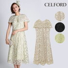 【SALE10%OFF】セルフォード CELFORD 20春夏 3月下旬予約 フラワー刺繍ケープワンピース レディース ワンピース ミディアム丈 花柄 刺繍 ケープ キレイめ オケージョン フォーマル ウォッシャブル ライム ライトベージュ ブラック 黒 cwfo201024 入学式 20春アイテム