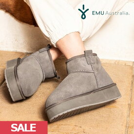 【SALE50%OFF】 【即納】 エミュオーストラリア EMU Australia 2023winter Foy Flatform Micro 靴 シューズ ムートンブーツ ミディアム丈 w13073 23秋冬 ギフト