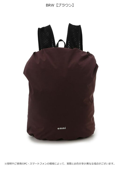 楽天市場】【SALE30%OFF】【即納】エミ emmi バッグ 25秋冬 eco ライト 